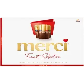 Assortiišokolaad, MERCI, 400 g