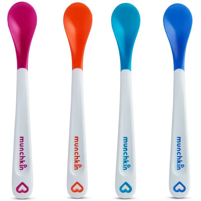 Munchkin White Hot lusikas temperatuurianduriga 4 m+ 4 tk