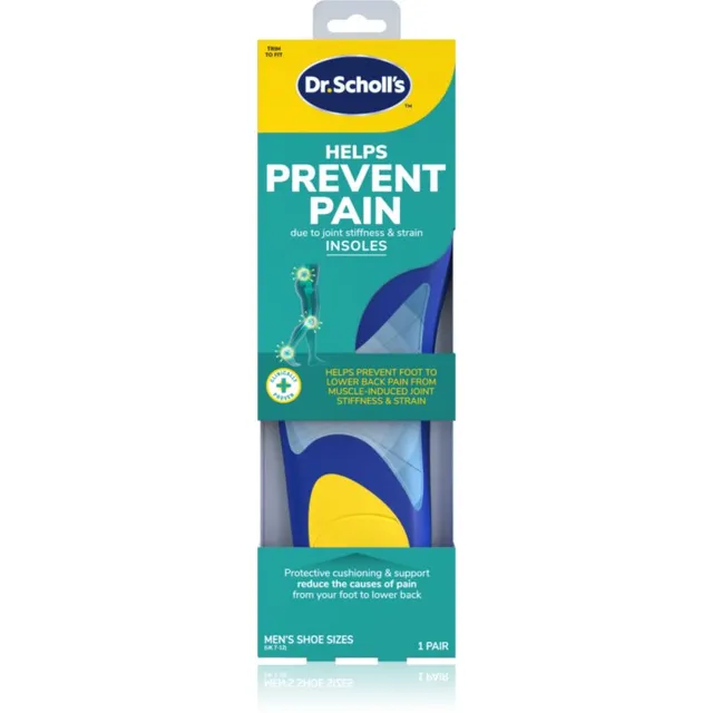Scholl Dr. Scholl's Prevent Pain Sisetallad valu vastu suurus Large - Men's UK 7-12 1 paar