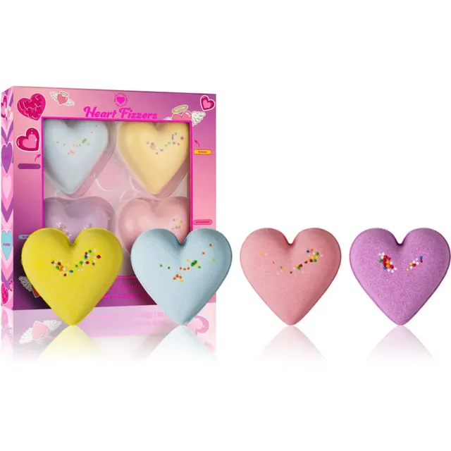 I Heart Revolution Fizzer Kit Hearts Kinkekomplekt vanni jaoks naistele 1 tk