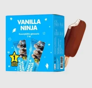 Balbiino Vanilla Ninja Koorejäätis Glasuuris 7x110ml