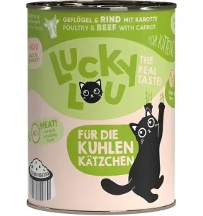 Lucky Lou konserv kassipojale kodulinnu- ja veiselihaga, teraviljavaba
