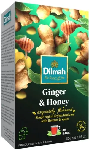 Dilmah must tee ingveri ja meemaitseline 20 x 1,5 g