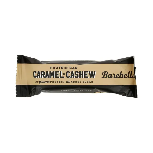 Proteiinibatoon karamelli & India pähkli, BAREBELLS, 55 g