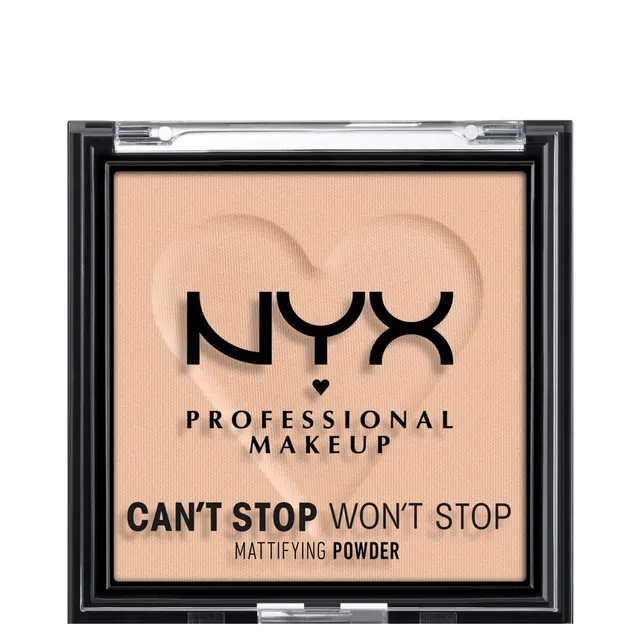 NYX Can't Stop Won't Stop Mattifying Powder No.3 Light Medium 6g