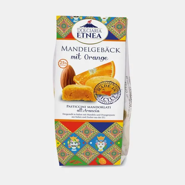 Sitsiilia mandliküpsised apelsiniga 100g