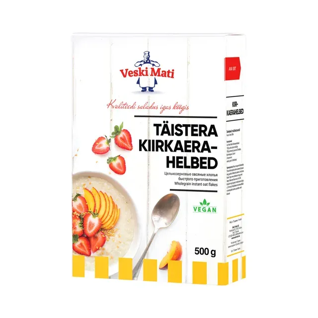 Täistera Kiirkaerahelbed, VESKI MATI, 500 g