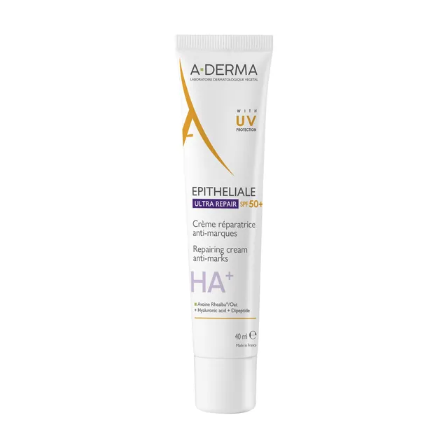 A-DERMA EPITHELIALE HA+ KREEM TAASTAV SPF50+ 40ML