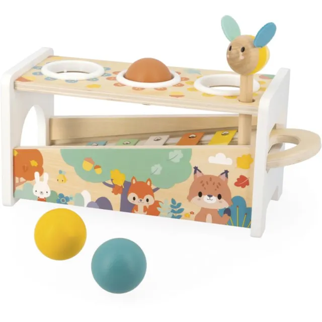 Janod Pure Tap Tap Xylophone Whack-A-Mole 12m+ 1 tk