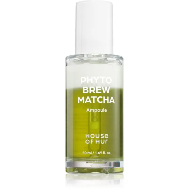 House of Hur Phyto Brew Matcha Ampoule niisutav ja rahustav seerum sära andva efektiga 50 ml
