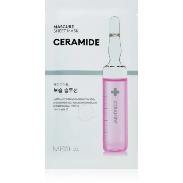 Missha Mascure Ceramide Toitevnäo lehtmask 28 ml