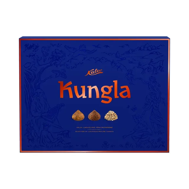 Kungla valik pralineekomme, KALEV, 390 g