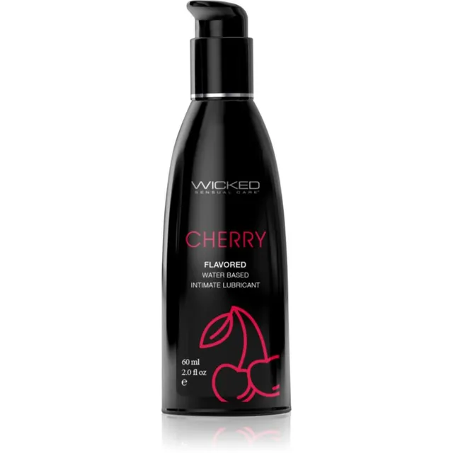 Wicked Aqua Flavored määrdegeel maitsega Cherry 60 ml