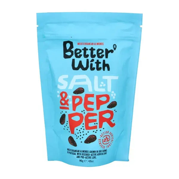Mandlid pipra ja meresoolaga SALT AND PEPPER