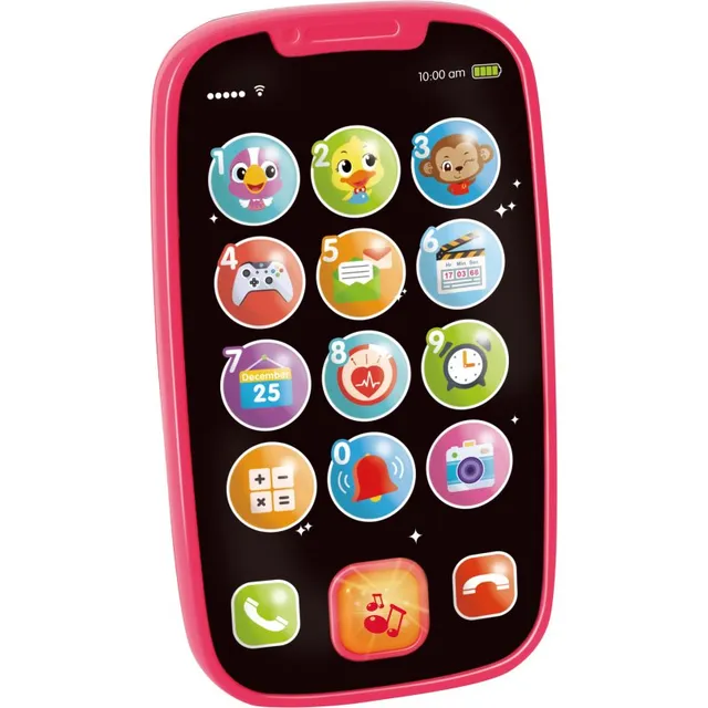 Bo Jungle B-My First Smart Phone Red Mänguasi 1 tk