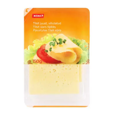 Juust Rimi Tilsit viilutatud 45% 150g
