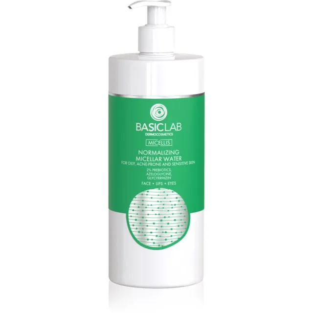BasicLab Dermocosmetics Micellis Dosaatoriga mitsellaarvesi segatud ja rasusele nahale 500 ml