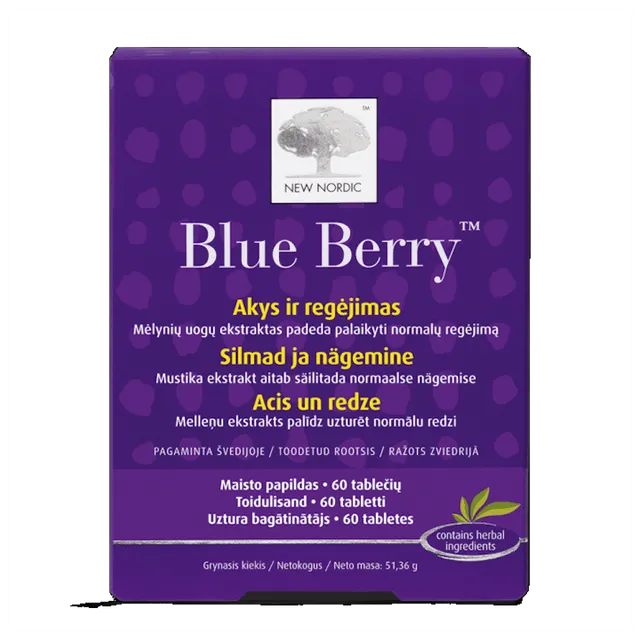 BLUE BERRY OMEGA-3 KAPSLID N60