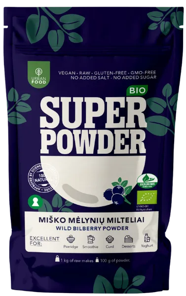 Ökoloogilised metsamustika pulbrid