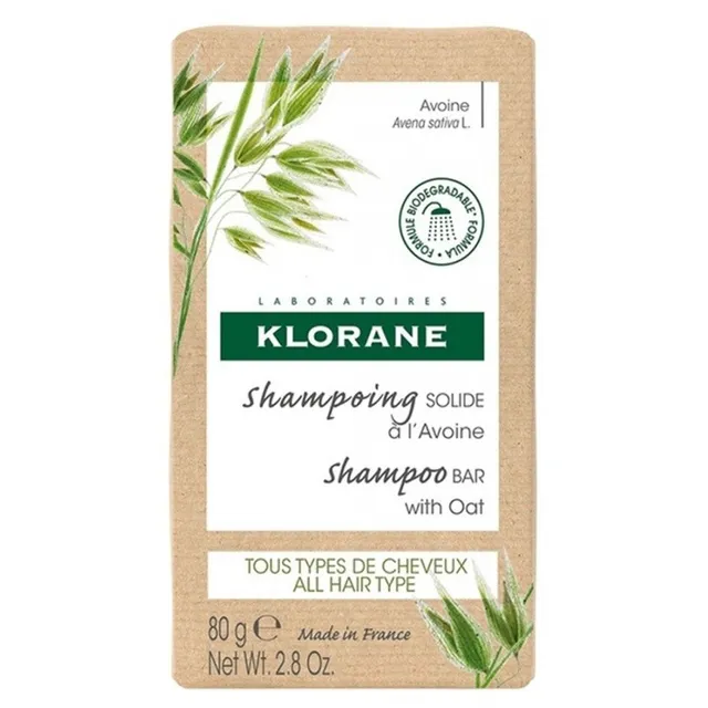 KLORANE Ultra Gentle Shampoo Bar With Oat Milk 80g
