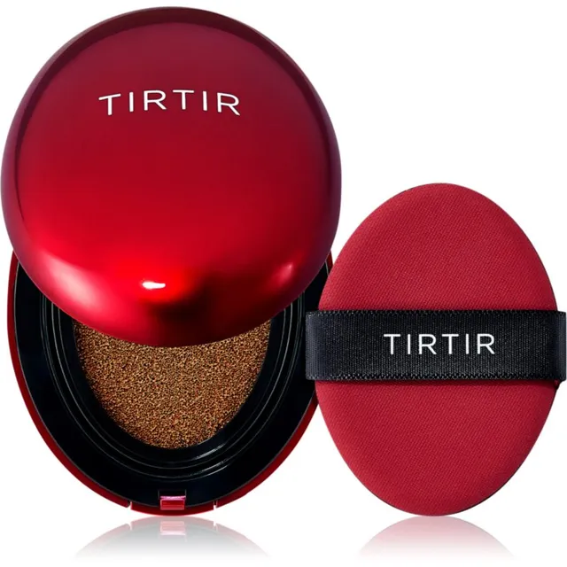 TIRTIR Mask Fit Red Cushion Mini Kauapüsiv jumestuskreemikäsn varjund 45W Chestnut 4.5 g