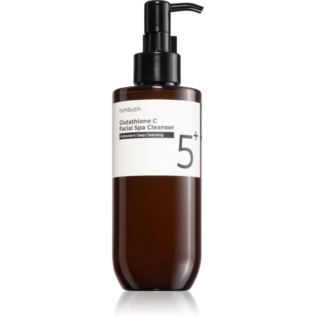 Numbuzin No. 5 Glutathione C Facial Spa Cleanser Puhastusõli meigi eemaldamiseks sära andva efektiga 200 ml