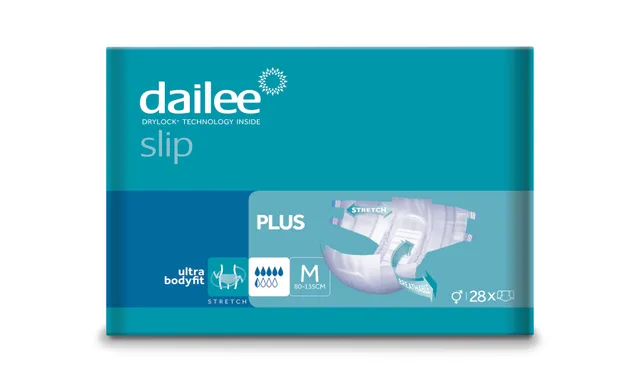 DAILEE SLIP PÜKSMÄHE PLUS M 80-135CM 2400ML N28