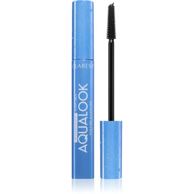 Claresa Aqualook Waterproof Mascara Veekindel ripsmeid pikendav ripsmetušš varjund Black 8 g