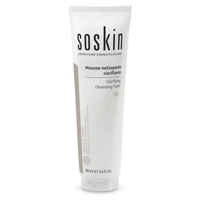 Soskin W+ Clarifying nahatooni ühtlustav puhastusvaht 100 ml