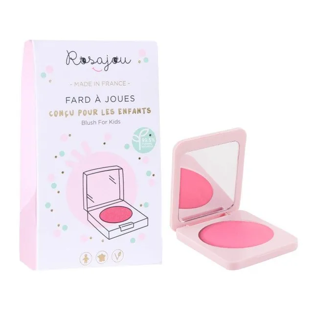Rosajou Vegan Blush Rose In Cardboard Case vegan ja looduslik põsepuna lastele 