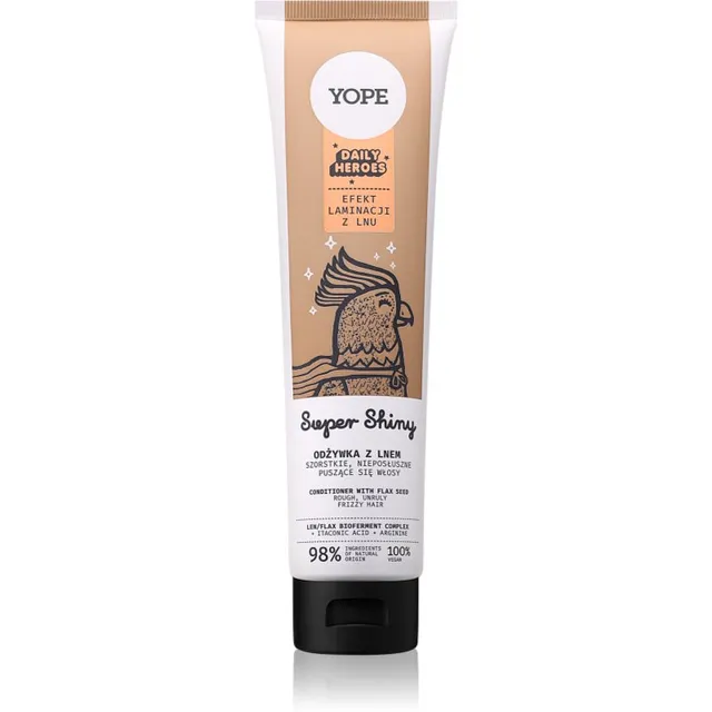 Yope Daily Heroes Super Shiny Palsam sära lainelistele ja lokkis juustele 170 ml