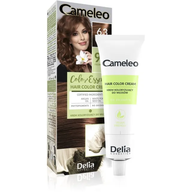 Delia Cosmetics Cameleo Color Essence Juuksevärv tuubis varjund 6.3 Golden Chestnut 75 g
