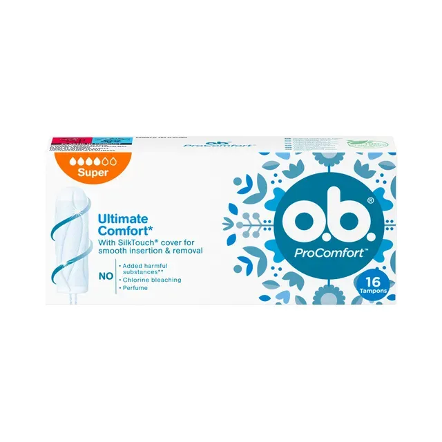 Tampoonid Pro Comfort Super, O.B., 16 tk