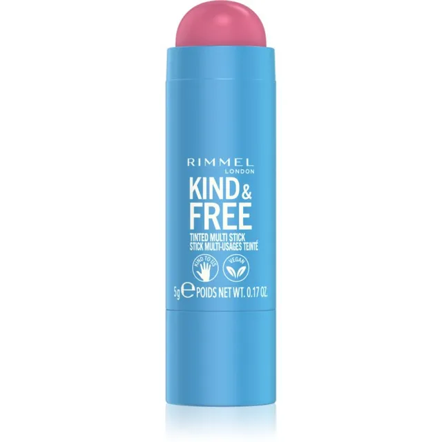 Rimmel Kind & Free multifunktsionaalne meik silmade, huulte ja näole varjund 003 Pink Heat 5 g