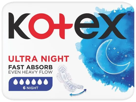 Kotex hügieeniside Ultra Night 6tk