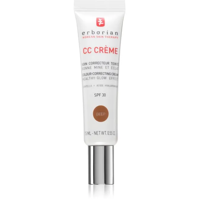 Erborian CC Crème Centella Asiatica CC kreem ühtlaseks nahatooniks SPF 30 varjund Deep 15 ml
