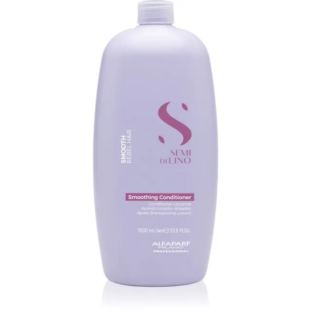 Alfaparf Milano Semi di Lino Smooth Silendav palsam ohjeldamatutele ja käharatele juustele 1000 ml