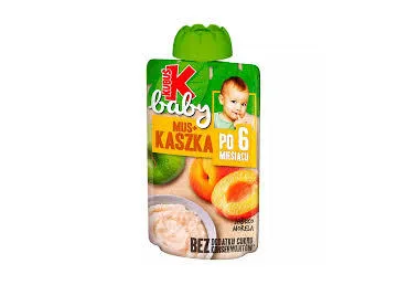 Püree KUBUŠ BABY riisipud.puuv.100g 6k
