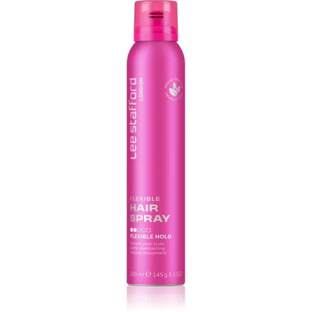 Lee Stafford Styling Hair Spray Flexible Hold Fat n Flexible Juukselakk paindlikuks hoidvuseks 200 ml