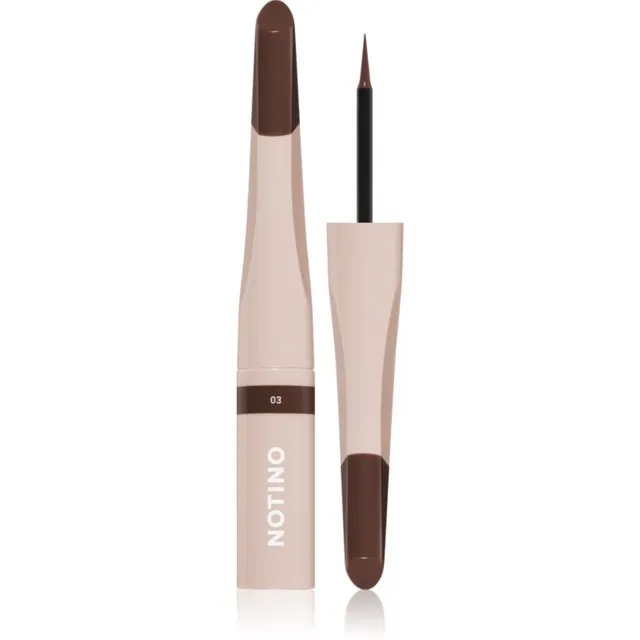 Notino Serum-Infused Lifeproof Eyebrow Liner vedel kulmupliiats seerumiga 03 Brown 2.8 ml