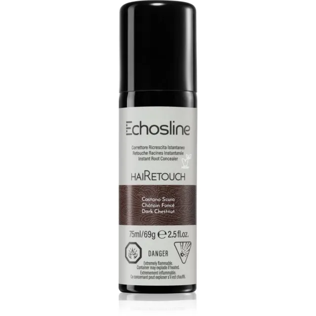 Echosline Hairetouch Hairtouch Kohene juuksejuuri kattev pihusti Dark Chestnut 75 ml