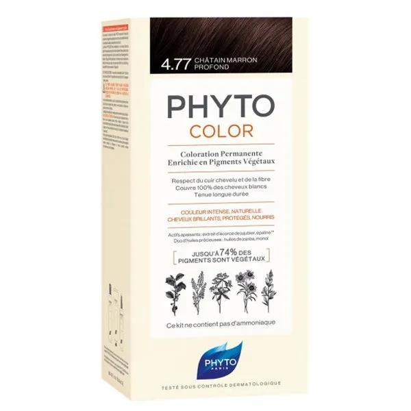 PHYTO Phytocolor Hair Dye No.4.77 Intense Chestnut Brown