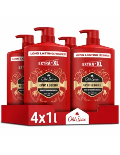 Old Spice Epic Legend dušigeel ja šampoon 4x1000 ml