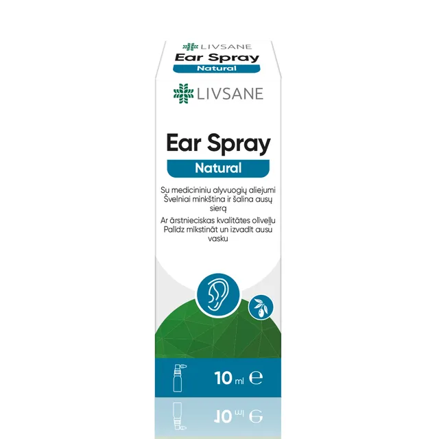 LIVSANE EAR SPRAY NATURAL KÕRVASPREI 10ML