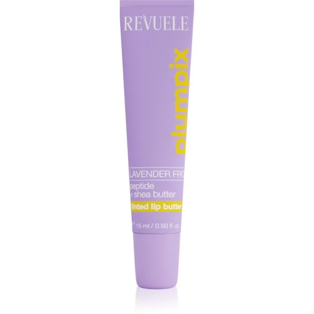 Revuele Plumpix Lavender Frost Toonitud huulepalsam varjund Silver Shimmer 15 ml