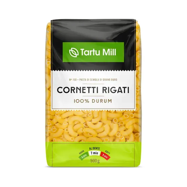 Tartu Mill Durum pasta Cornetti 500g
