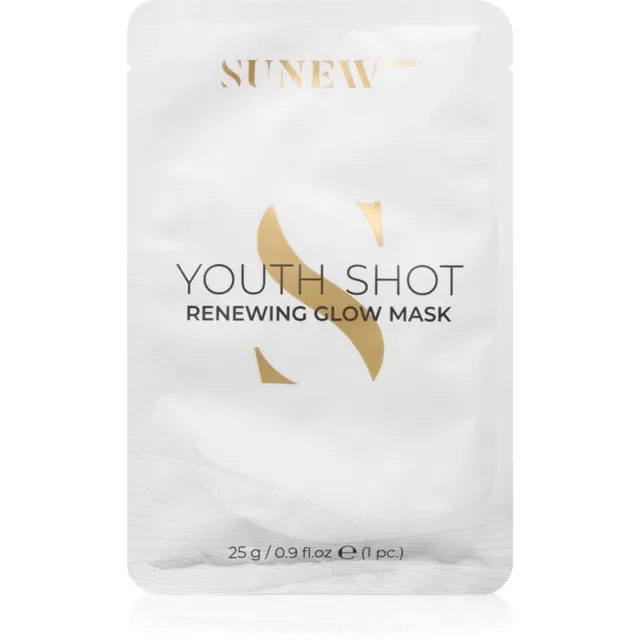 SUNEWMED+ Youth Shot Regenerating Glow Face Sheet Mask Lehtmask naha uuendamiseks 1 tk