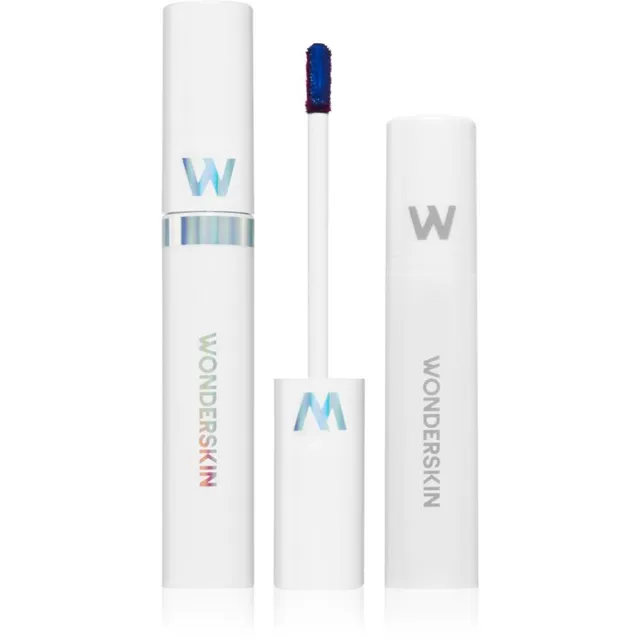 WONDERSKIN Wonder Blading Lip Stain Kit kooritav huulepulk + aktivaator varjund Playful 4 ml