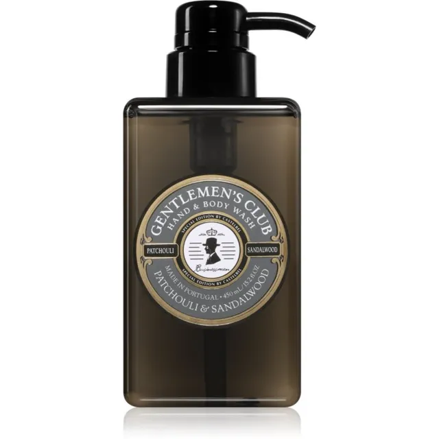 Castelbel Gentlemen's Club Patchouli & Sandalwood Luksuslik vedelseep kätele ja kehale 450 ml
