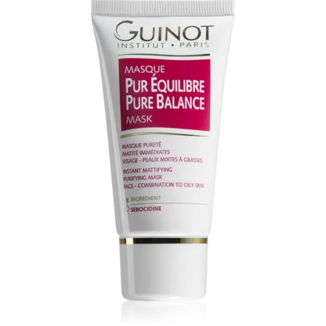 Guinot Pure Balance Rasu vähendav ja poore minimeeriv puhastusmask 50 ml